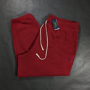 $138 Polo Ralph Lauren Fleece Sweatpants Big & Tall Size 3XB Bordeaux